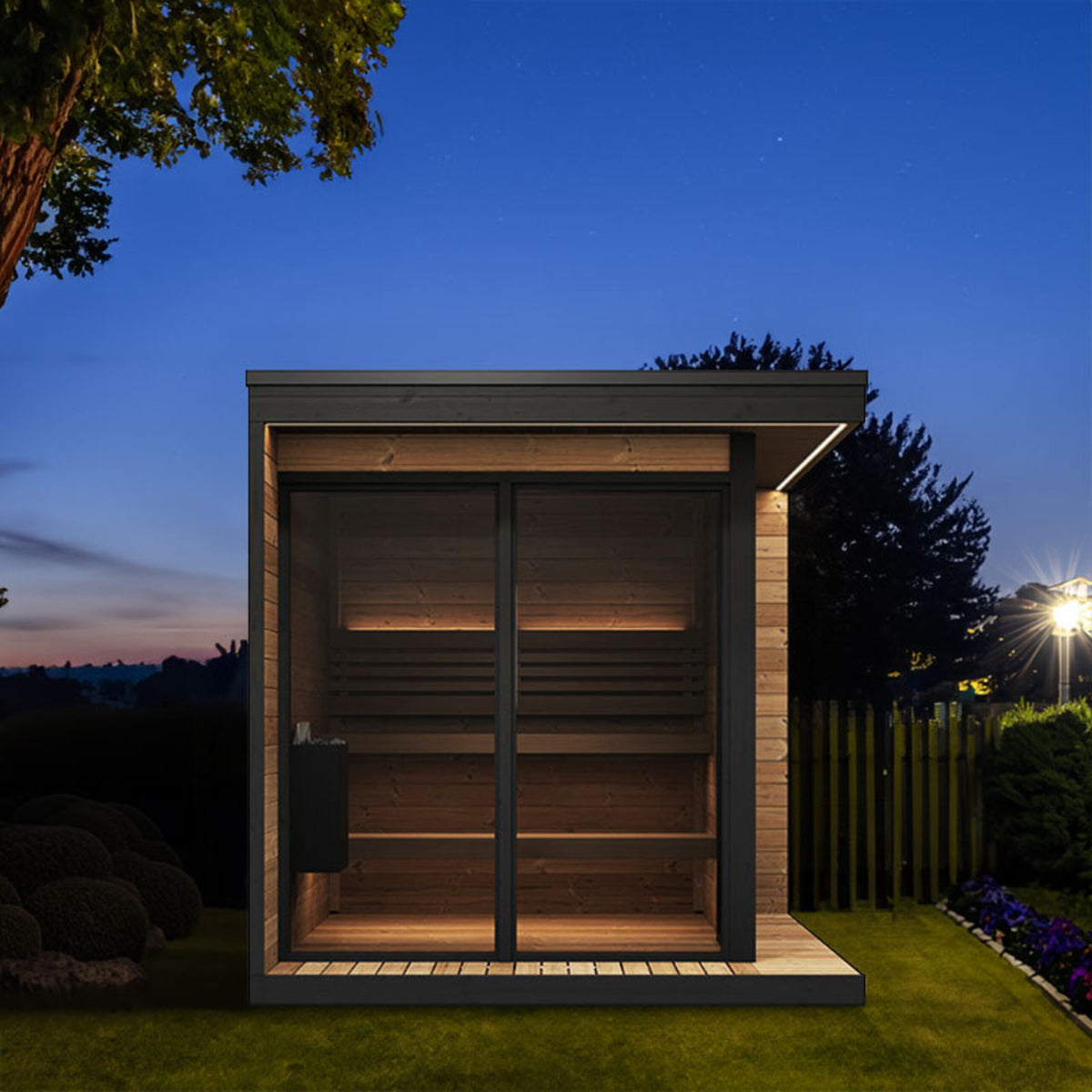 SaunaLife Model GL6 Garden Luxury Sauna