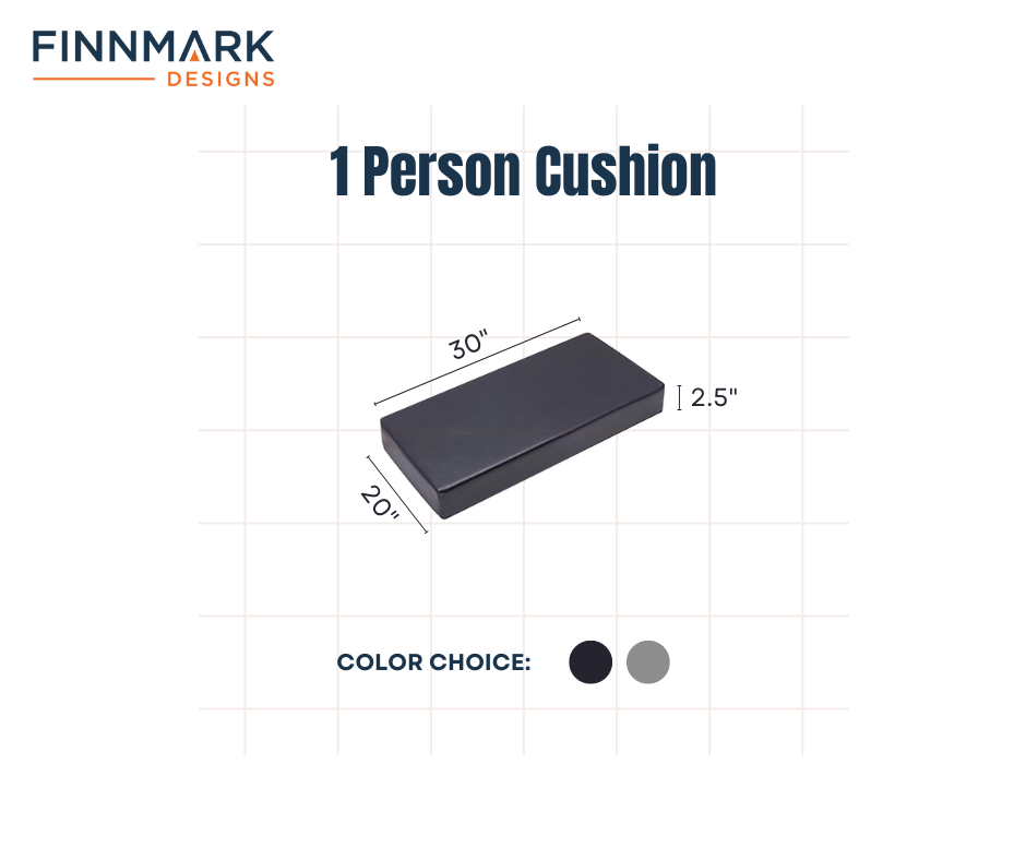 Finnmark FD-1 Sauna Cushion – Marine-Grade Vinyl