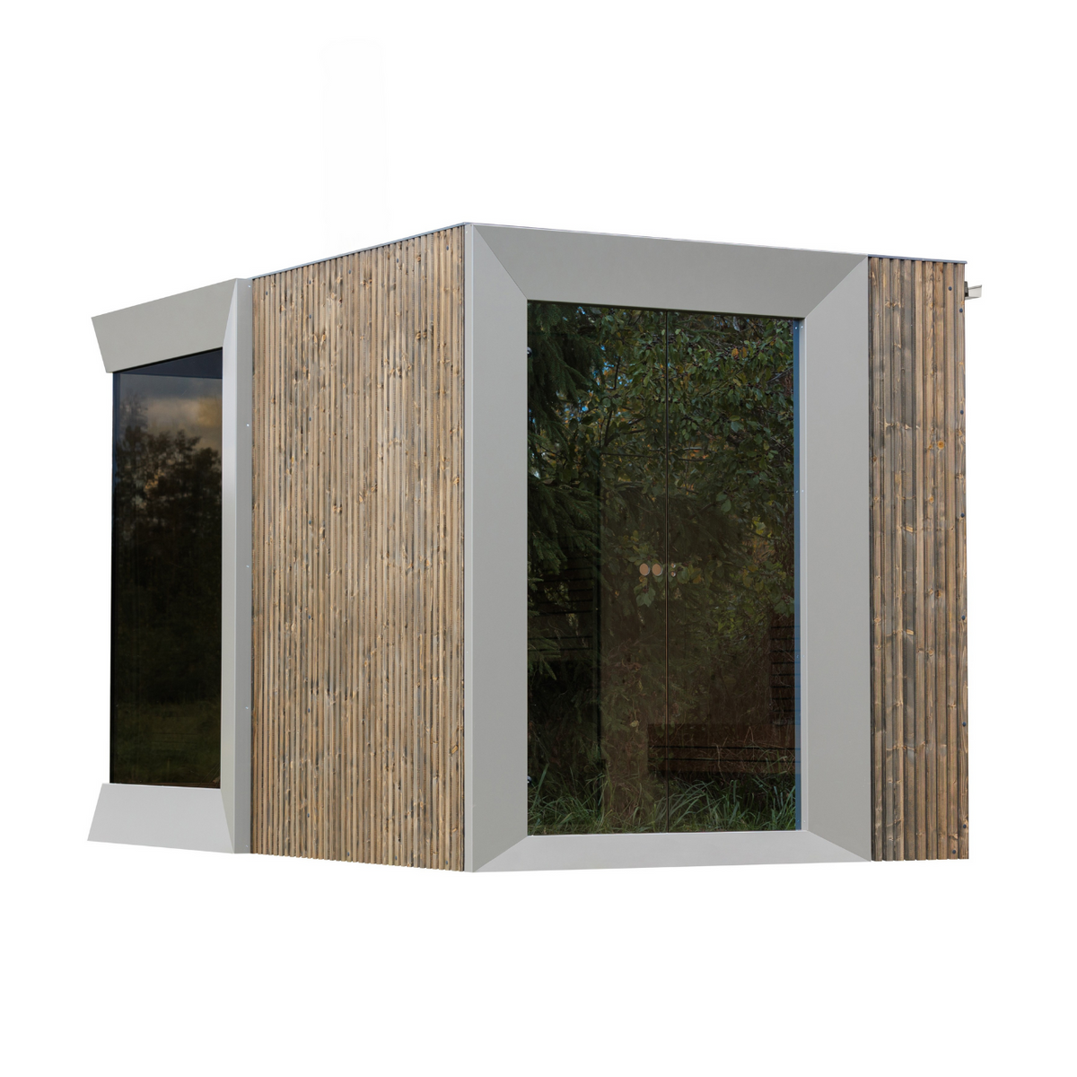 Genevas Zermatt Outdoor Sauna with Changeroom