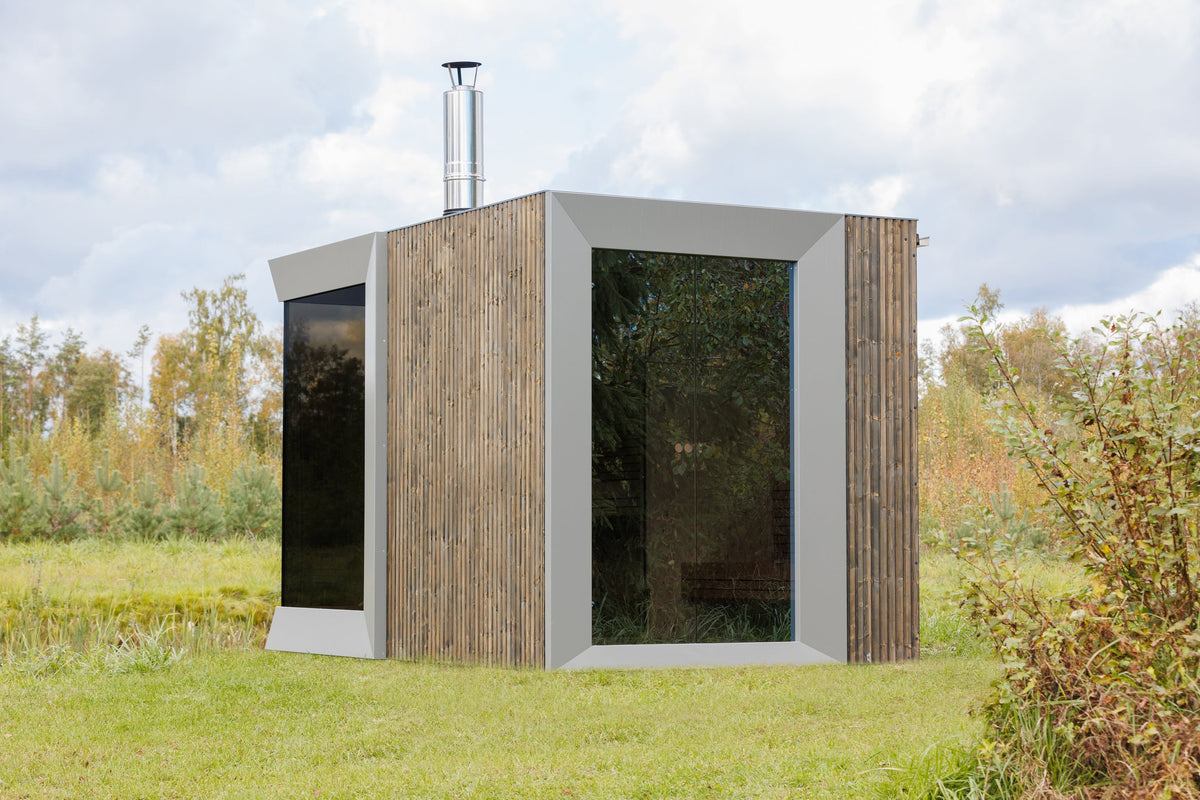 Genevas Zermatt Outdoor Sauna with Changeroom