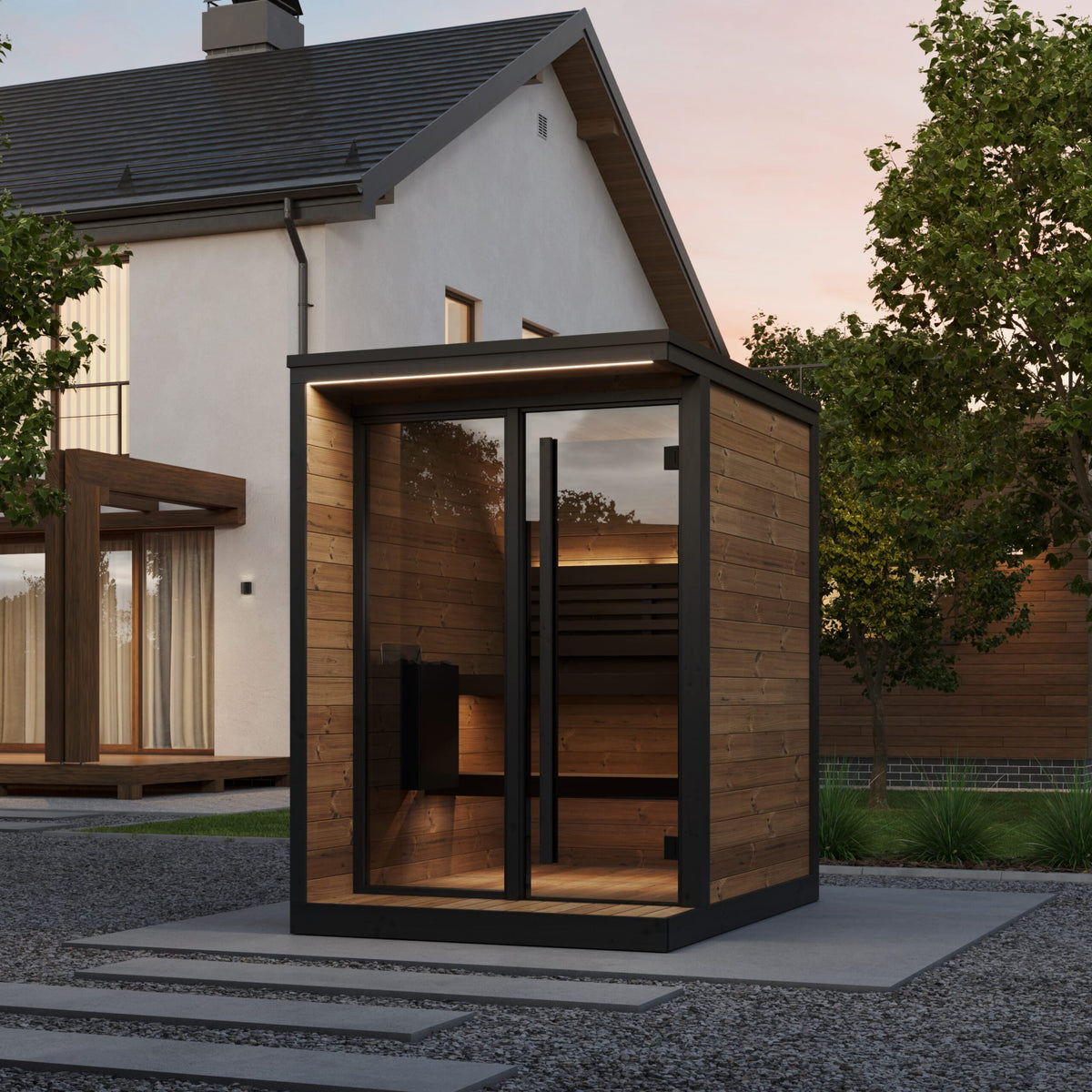 SaunaLife Model GL4 Garden Luxury Sauna