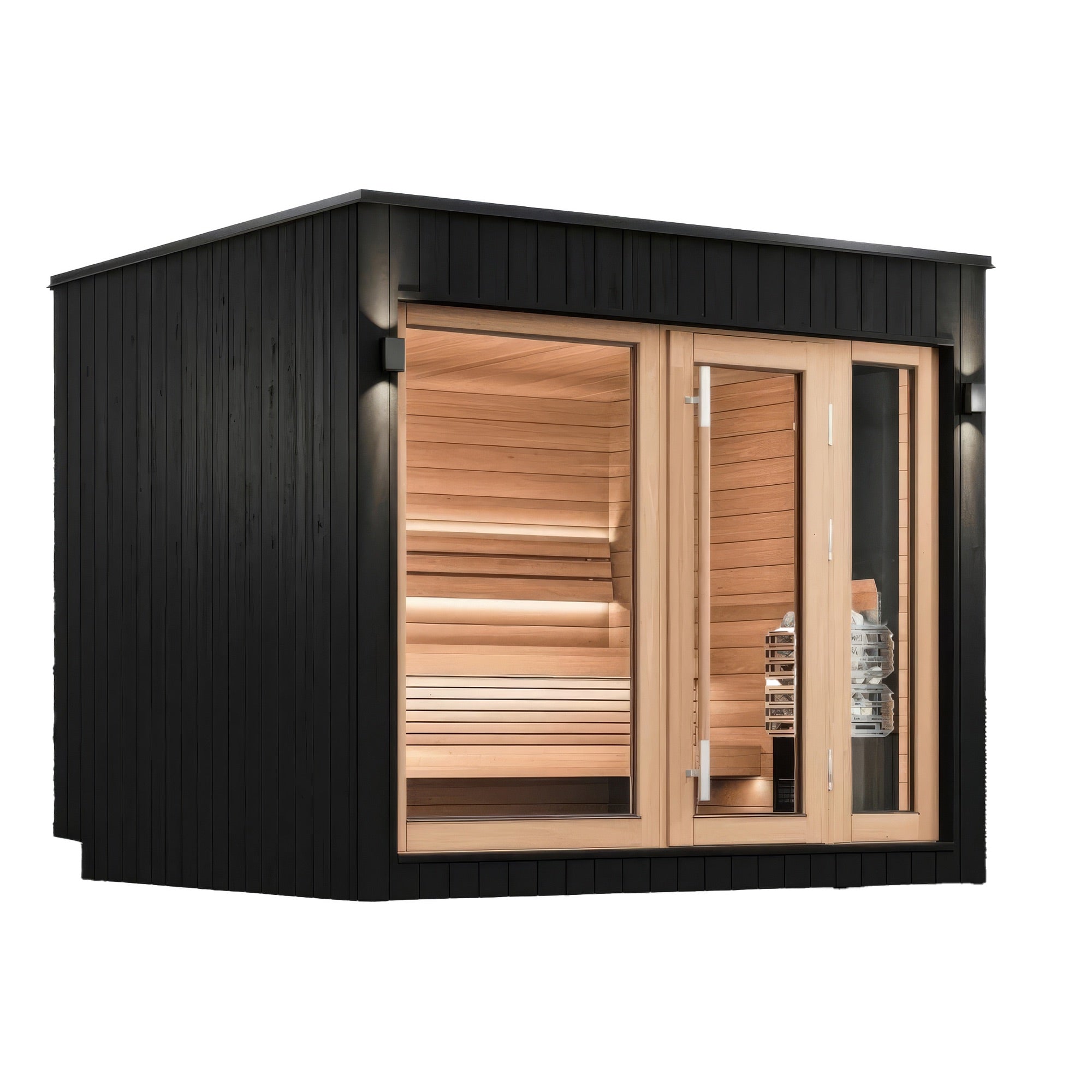SaunaLife Model G7S Outdoor Home Sauna - Elite Vitality