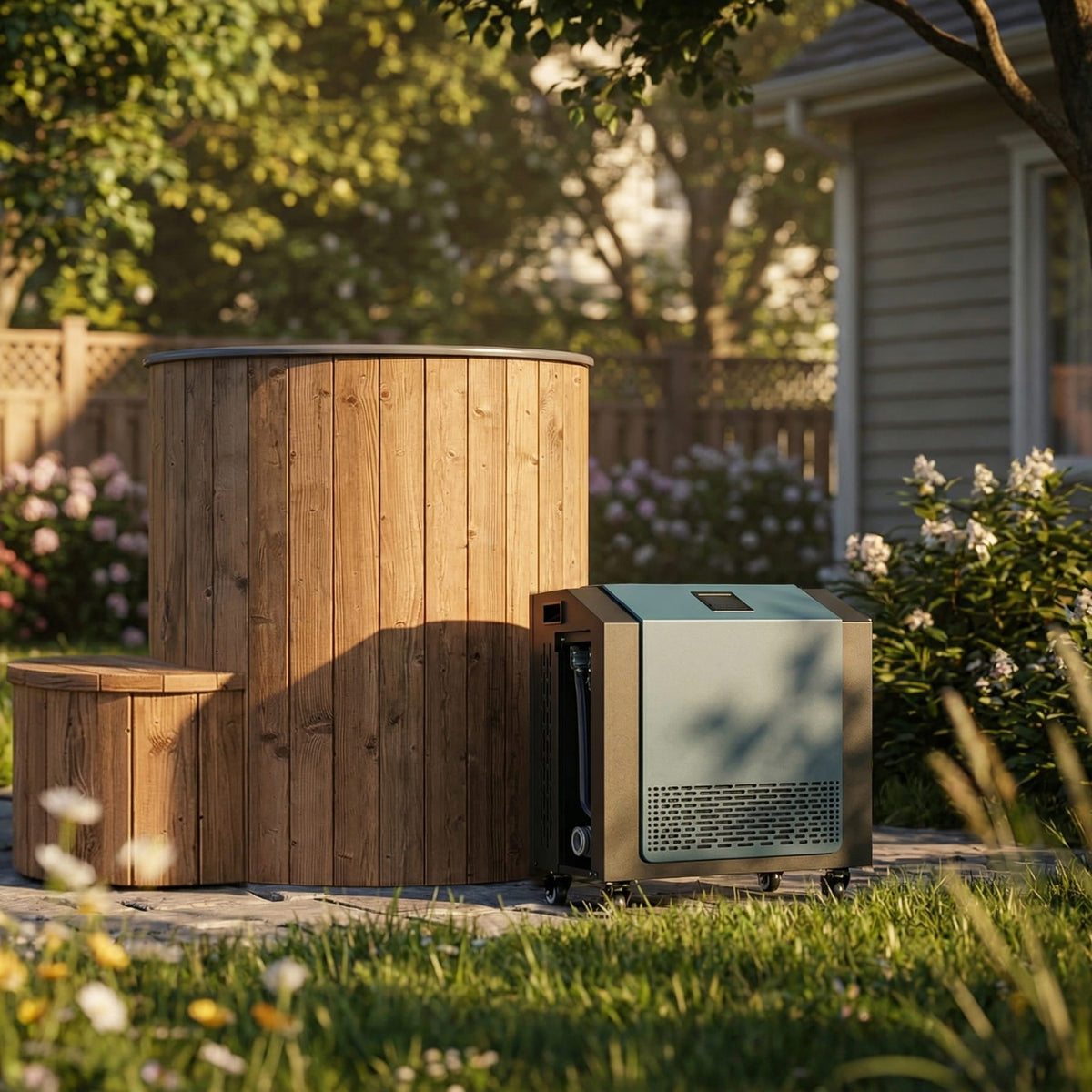 SaunaLife Model S1N Hot & Cold Plunge Tub - Elite Vitality