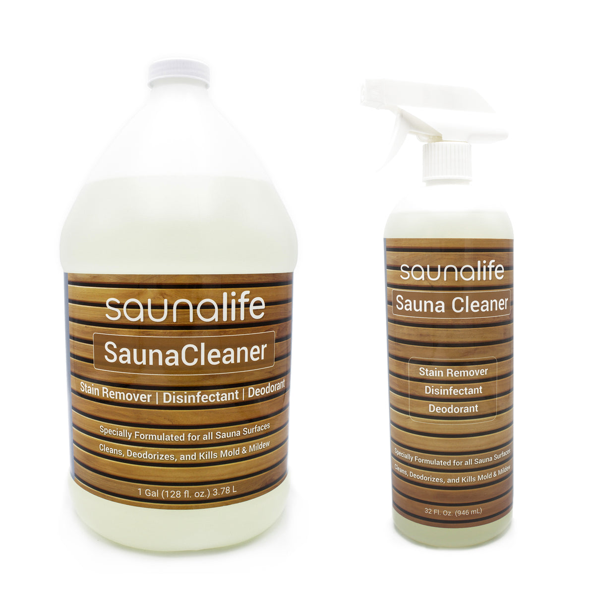 SaunaLife Sauna Care Bundle – Cleaner, Wax & Paraffin Oil