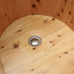 ALFI brand AB1136 61'' Free Standing Cedar Wooden Bathtub with Tub Filler - Elite Vitality