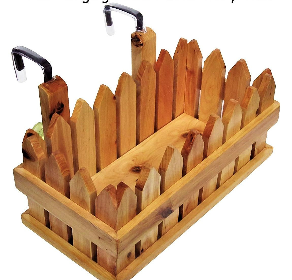 ALFI brand AB1139 61" Free Standing Cedar Wooden Bathtub with Fixtures & Headrest - Elite Vitality