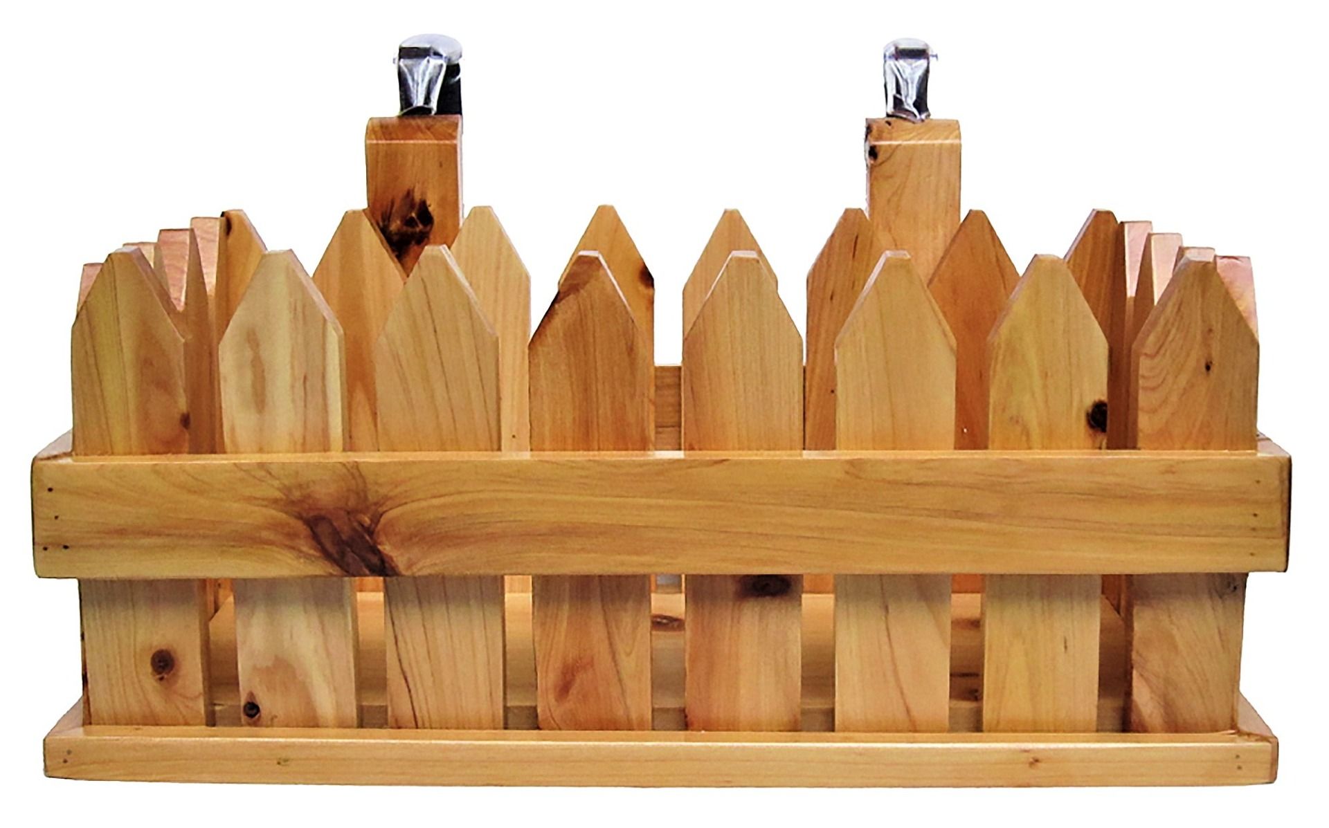 ALFI brand AB1139 61" Free Standing Cedar Wooden Bathtub with Fixtures & Headrest - Elite Vitality