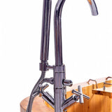 ALFI brand AB1139 61" Free Standing Cedar Wooden Bathtub with Fixtures & Headrest - Elite Vitality