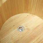 ALFI brand AB1163 61'' Free Standing Wooden BathTub with Headrest - Elite Vitality