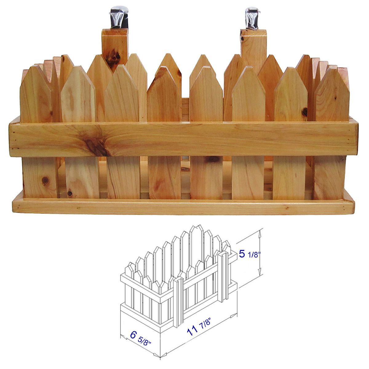 ALFI brand AB1163 61'' Free Standing Wooden BathTub with Headrest - Elite Vitality