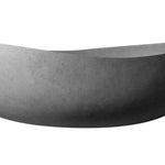 ALFI brand ABCO63TUB 63" Solid Concrete Gray Matte Oval Bathtub - Elite Vitality