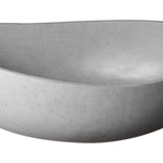 ALFI brand ABCO63TUB 63" Solid Concrete Gray Matte Oval Bathtub - Elite Vitality