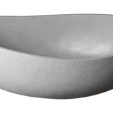 ALFI brand ABCO63TUB 63" Solid Concrete Gray Matte Oval Bathtub - Elite Vitality