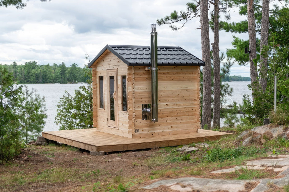 Dundalk Georgian Cabin Sauna - Elite Vitality