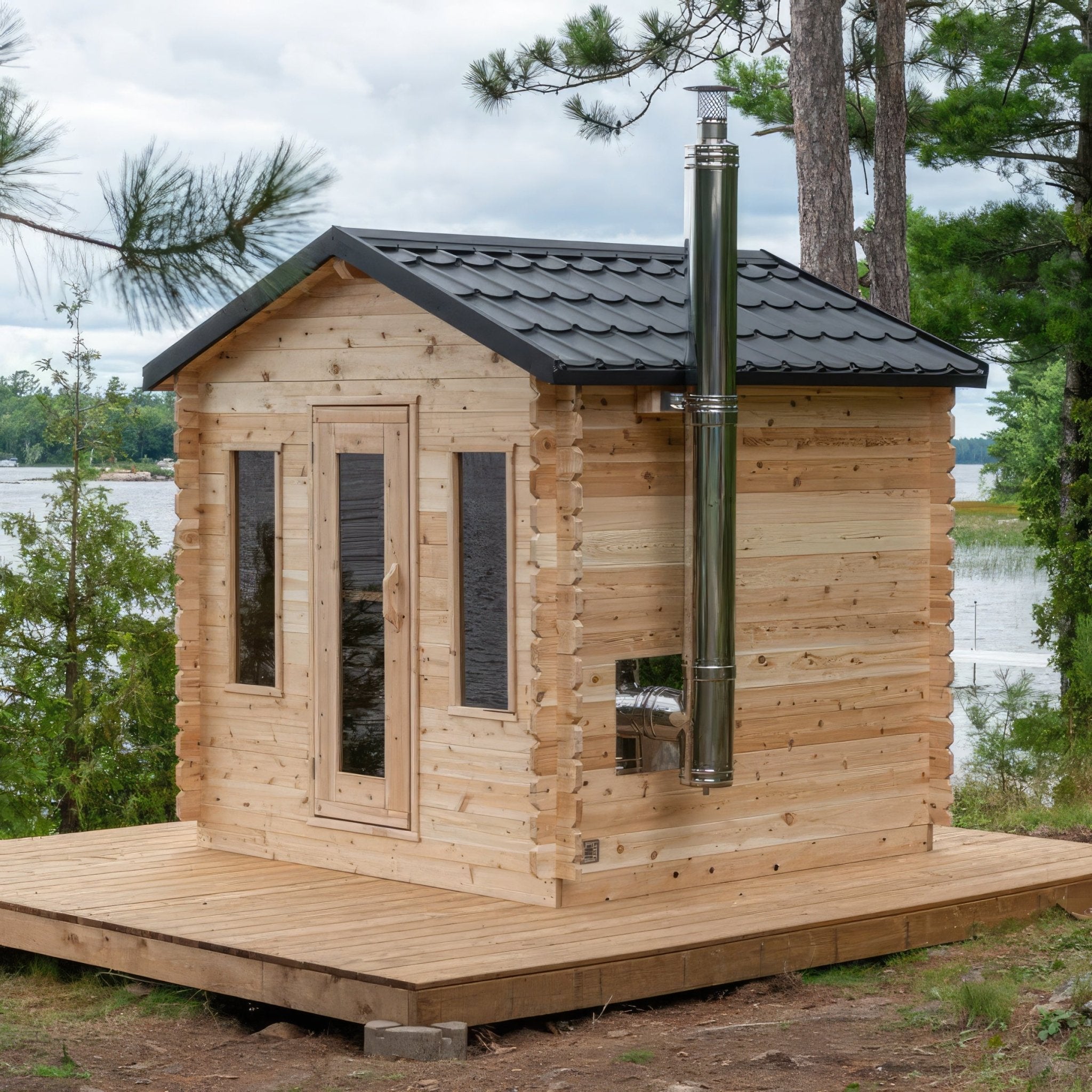 Dundalk Georgian Cabin Sauna - Elite Vitality
