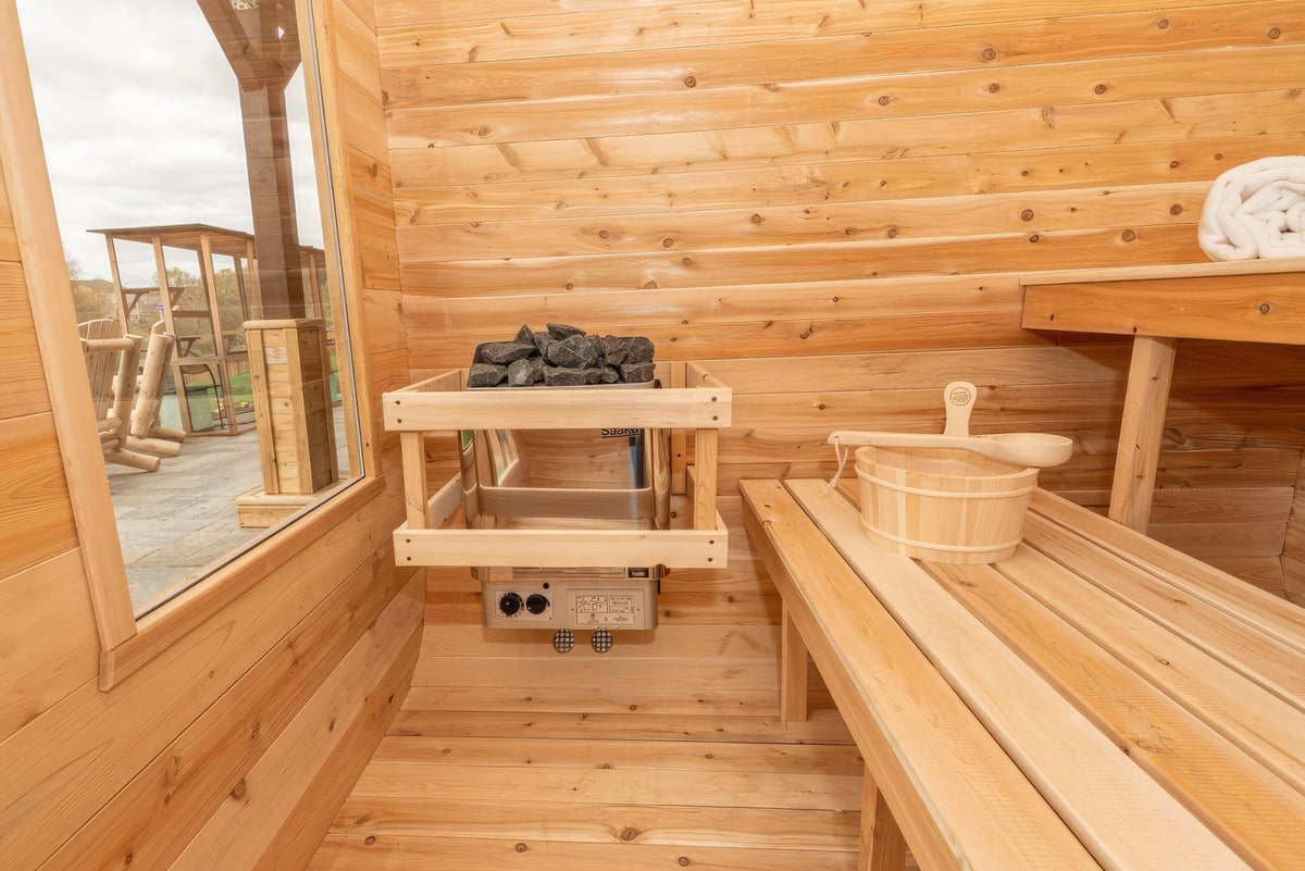 Dundalk Luna Outdoor Sauna - Elite Vitality