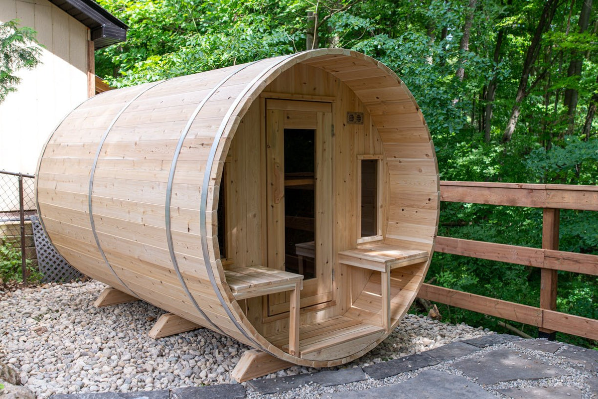 Dundalk Tranquility Barrel Sauna - Elite Vitality