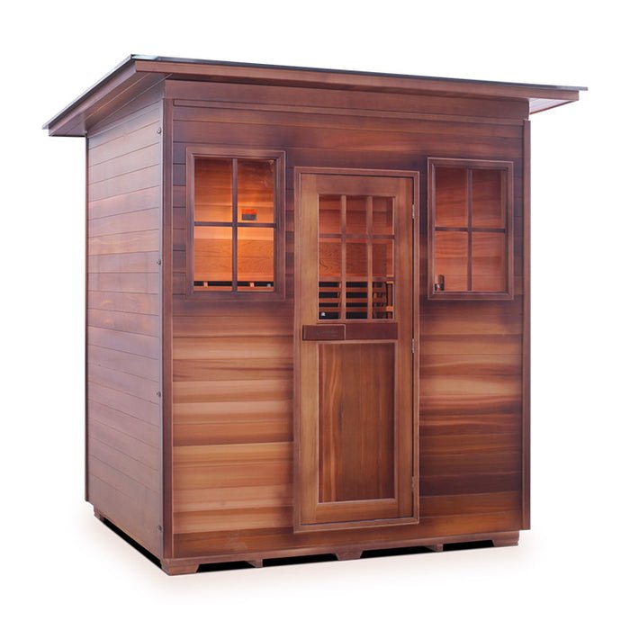 Enlighten Sauna Sapphire 4 Infrared/Traditional Sauna - Elite Vitality