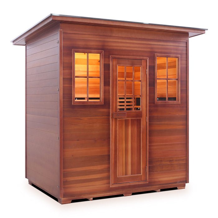 Enlighten Sauna Sapphire 5 Infrared/Traditional Sauna - Elite Vitality