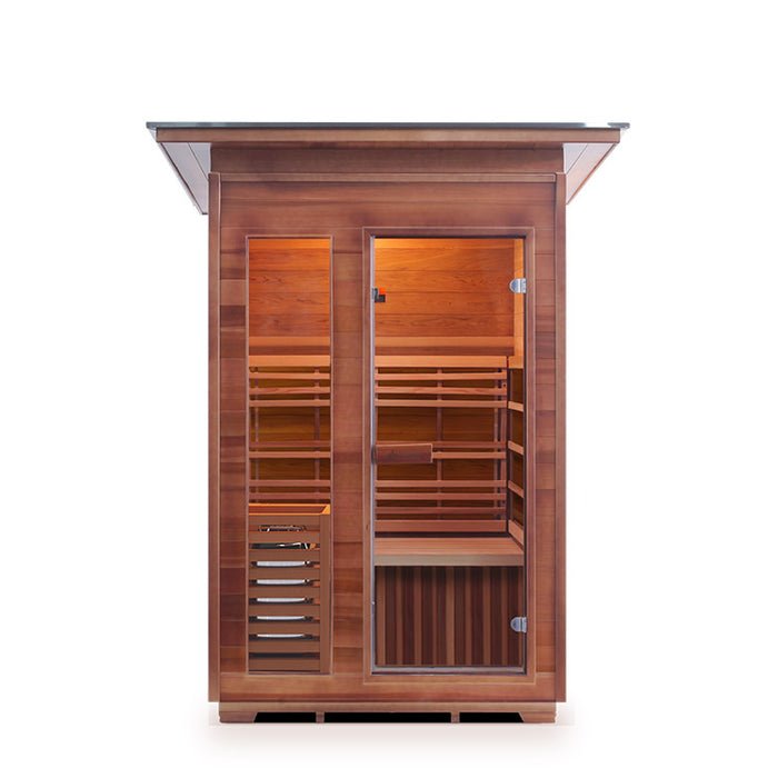 Enlighten Sauna SunRise 2 Dry Traditional Sauna - Elite Vitality