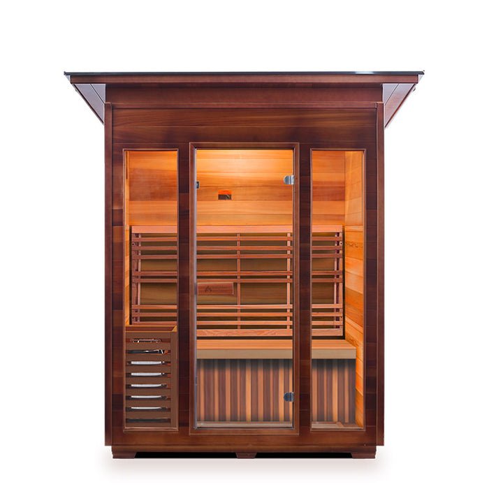 Enlighten Sauna SunRise 3 Dry Traditional Sauna - Elite Vitality