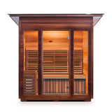 Enlighten Sauna SunRise 4 Dry Traditional Sauna - Elite Vitality