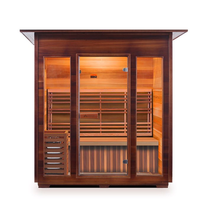 Enlighten Sauna SunRise 4 Dry Traditional Sauna - Elite Vitality