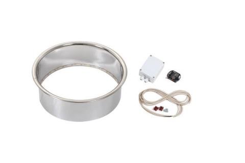 Harvia HPCU7L - Embedding Flange w/ LED-Lighting for Cilindro Half 11kW - Elite Vitality