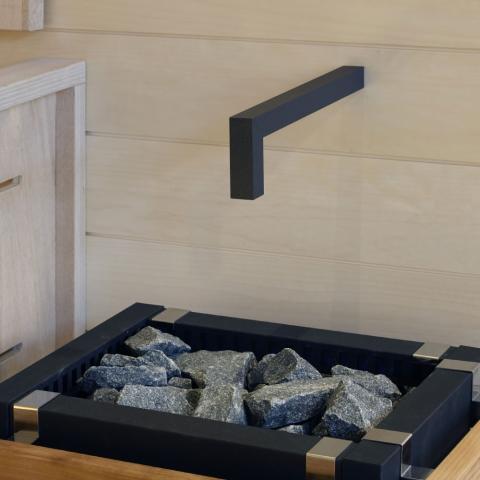 Harvia SASL2M - Autodose, Design Pipe, Black - Elite Vitality