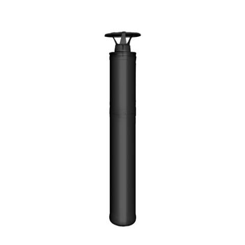 Harvia WHP1500M - Sauna Wood Stove Chimney Kit, 1500mm, Black Steel - Elite Vitality