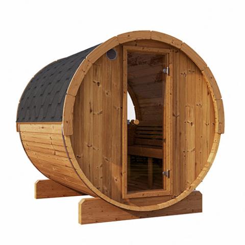 SaunaLife Model E6W Sauna Barrel-Window - Elite Vitality