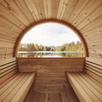 SaunaLife Model E7W Sauna Barrel-Window - Elite Vitality