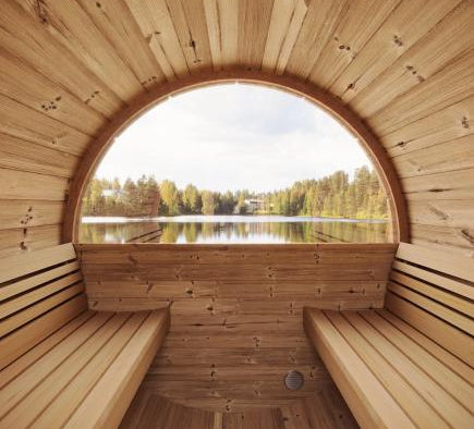 SaunaLife Model E7W Sauna Barrel-Window - Elite Vitality