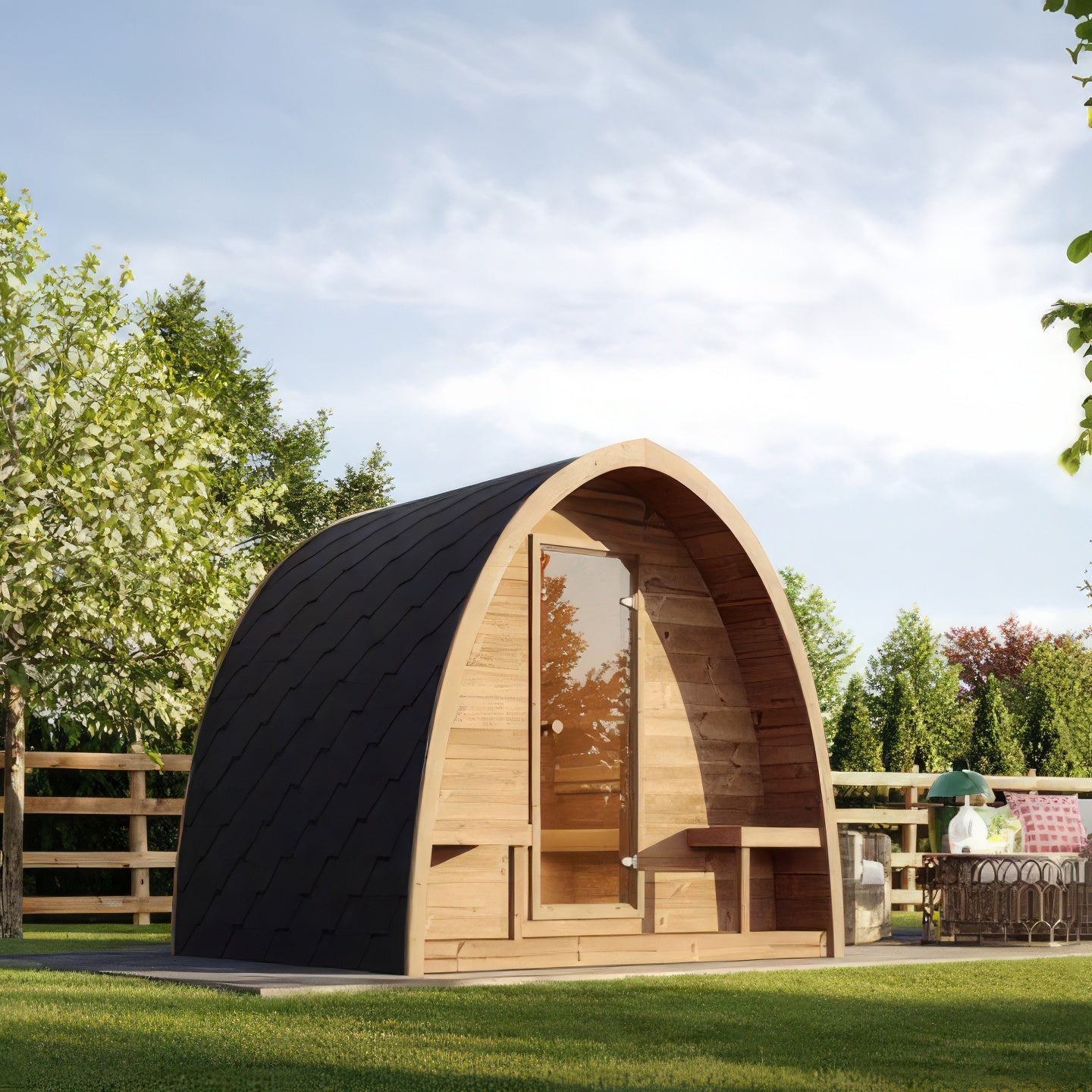 SaunaLife Model G3 Outdoor Sauna - Elite Vitality