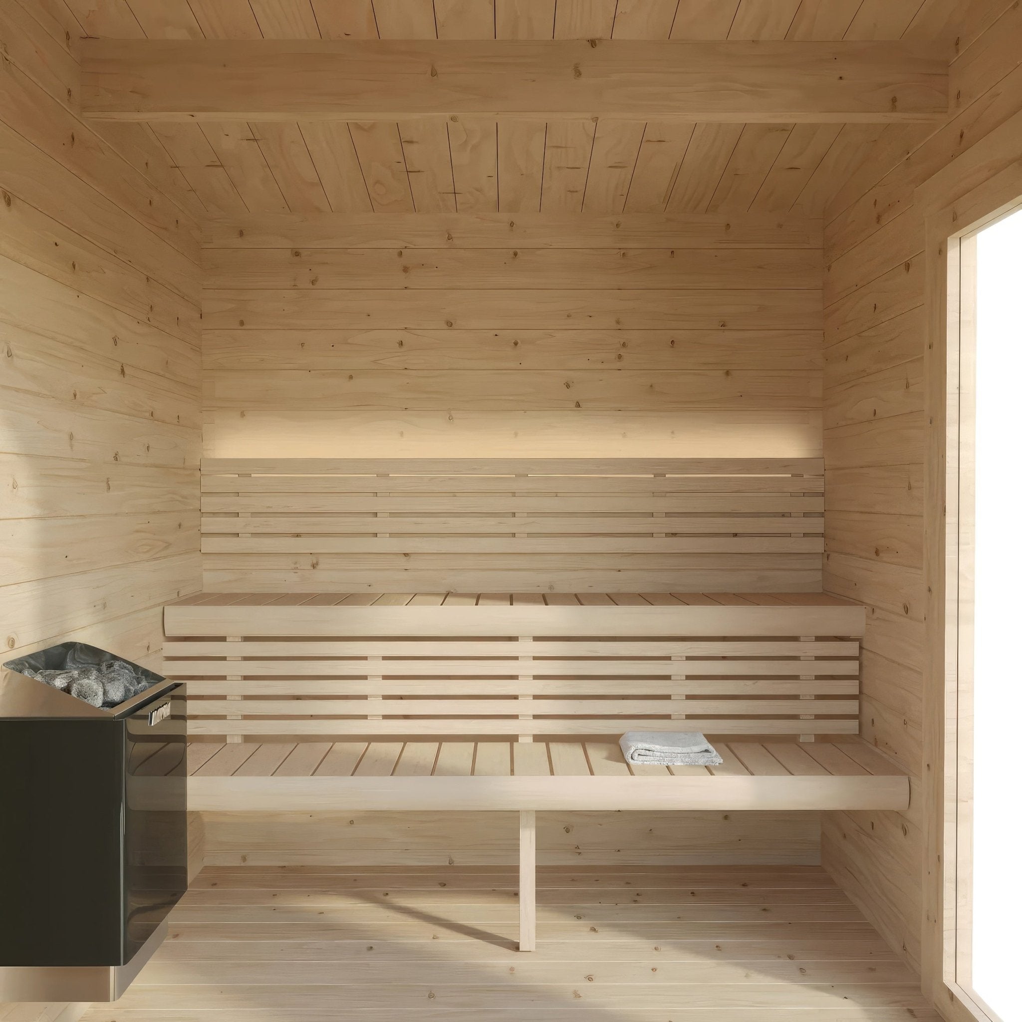 SaunaLife Model G4 Outdoor Sauna Kit - Elite Vitality