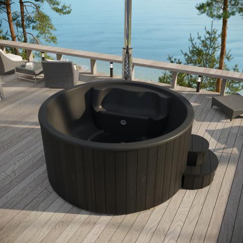 SaunaLife Model S4B Wood-Fired Hot Tub - Elite Vitality