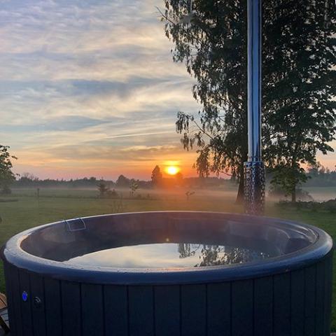 SaunaLife Model S4N Wood-Fired Hot Tub - Elite Vitality