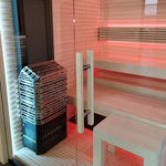 Saunum AIR 5 Sauna Heater - Stainless - Elite Vitality