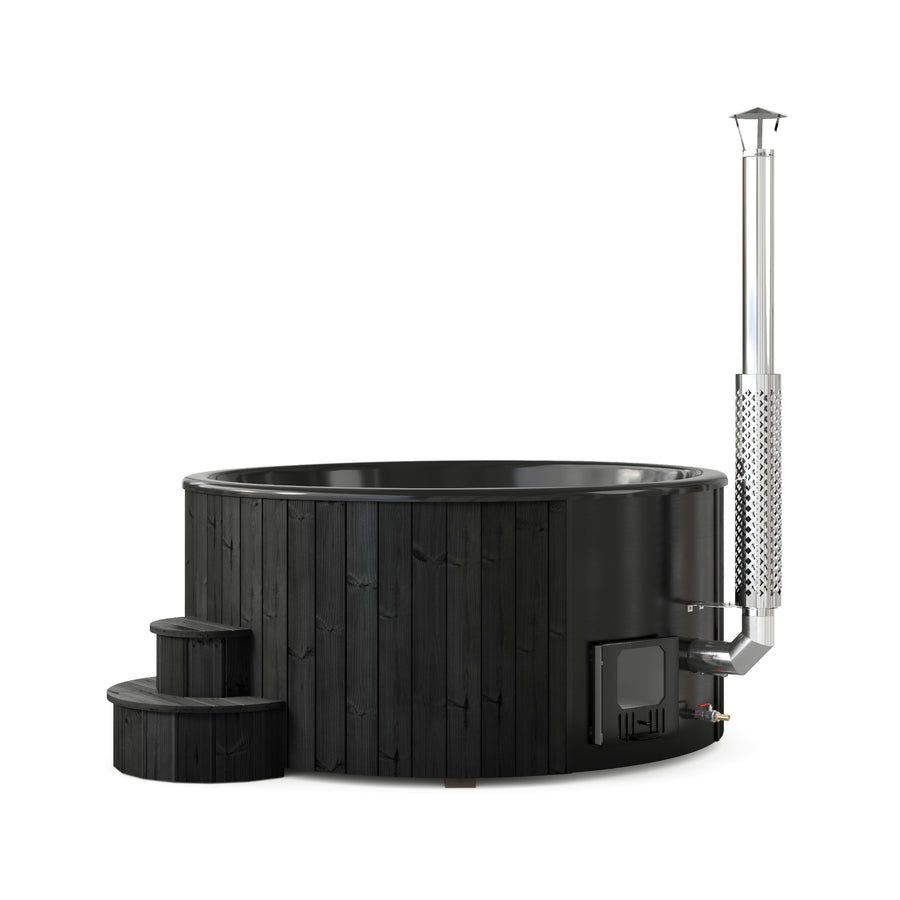 SaunaLife Model S6B Wood-Fired Hot Tub