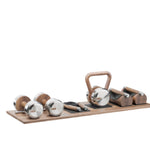 Deha small set of fitness equipment on wooden stand - Elite Vitality