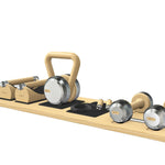 Deha small set of fitness equipment on wooden stand - Elite Vitality