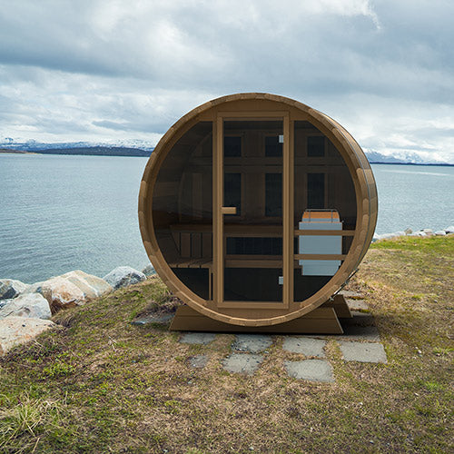 Finnmark FD-7 Trinity Thermo-Aspen Barrel Sauna