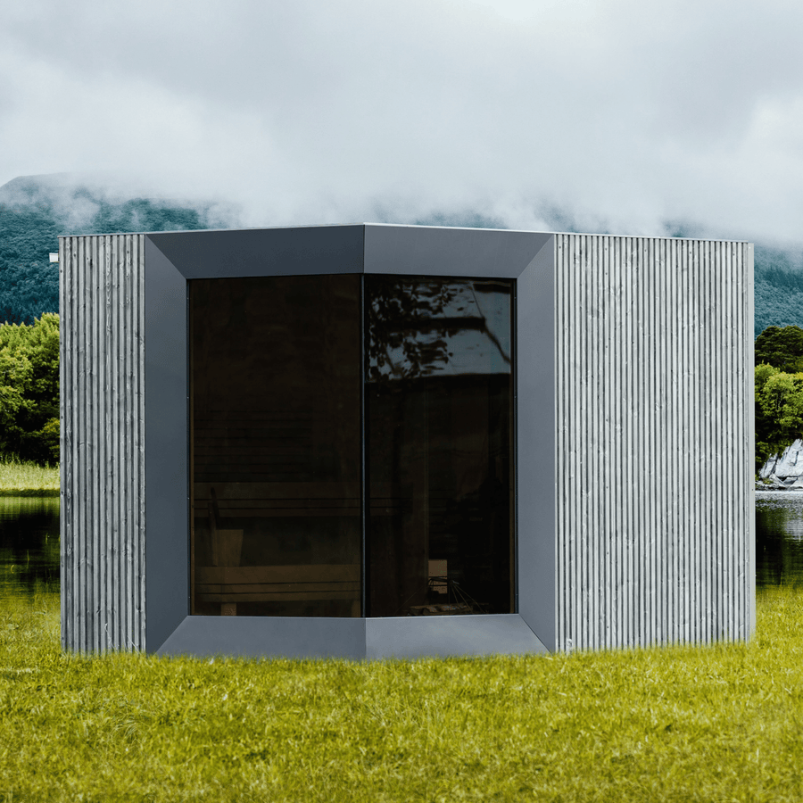 Genevas Zermatt Outdoor Sauna with Changeroom