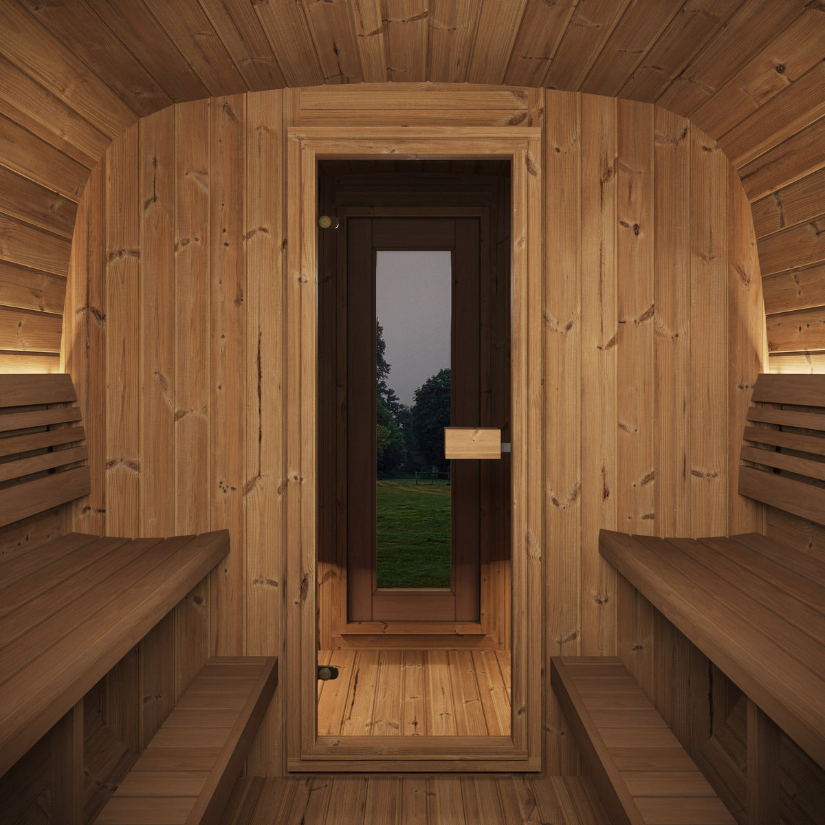 SaunaLife Model CL12GCP Cube Sauna with Changeroom - Elite Vitality
