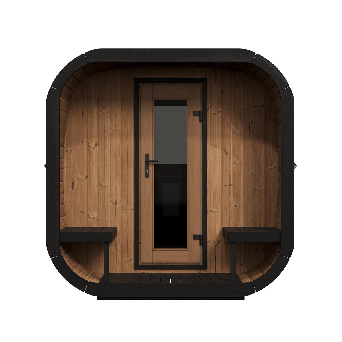 SaunaLife Model CL12GCP Cube Sauna with Changeroom - Elite Vitality