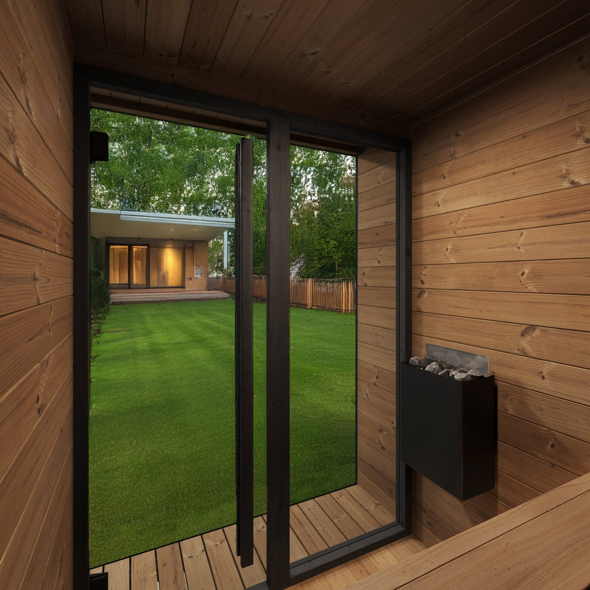 SaunaLife Model GL4 Garden Luxury Sauna - Elite Vitality