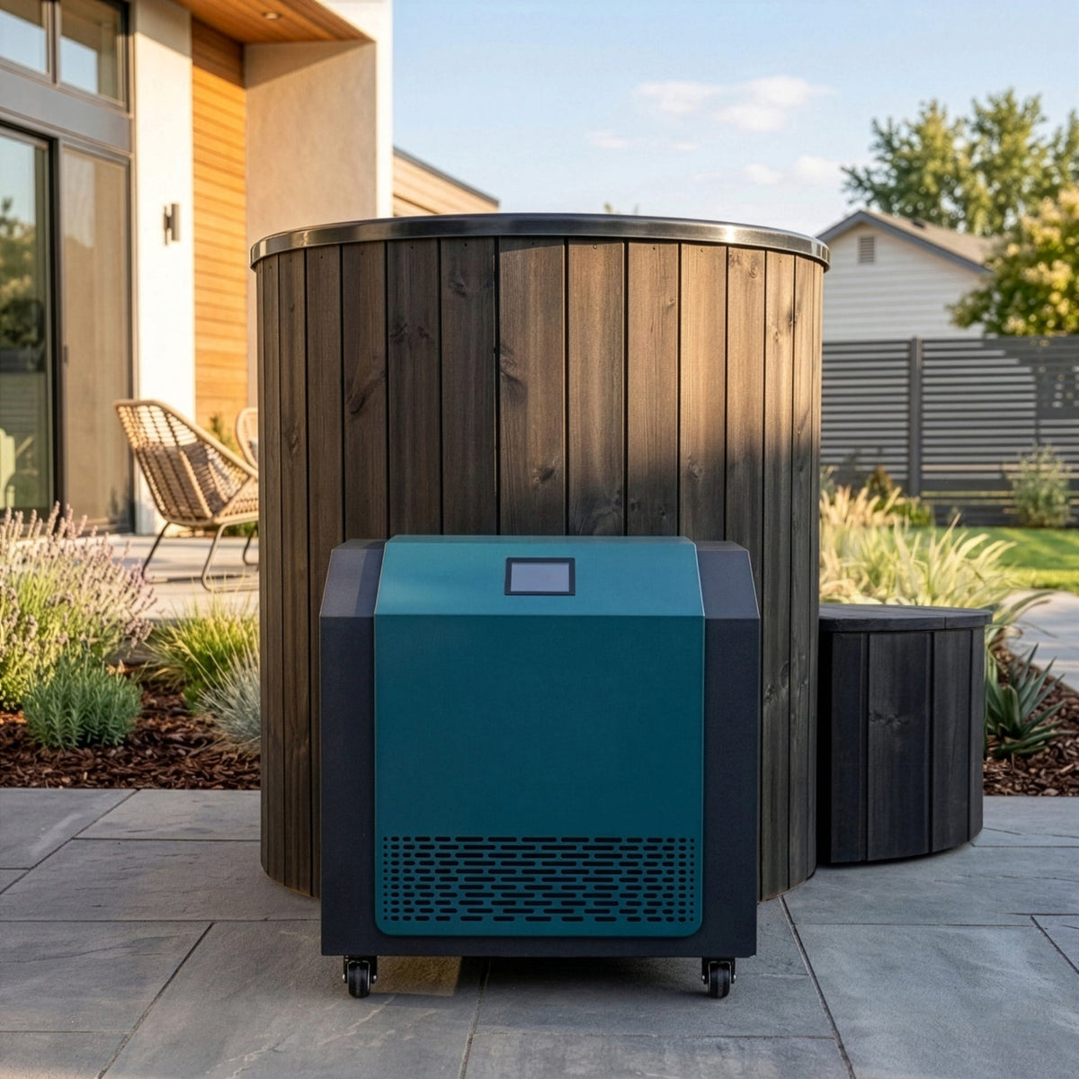 SaunaLife Model S1 Plunge Tub with Chiller - Elite Vitality