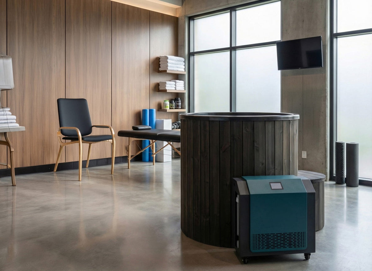 SaunaLife Model S1 Plunge Tub with Chiller - Elite Vitality