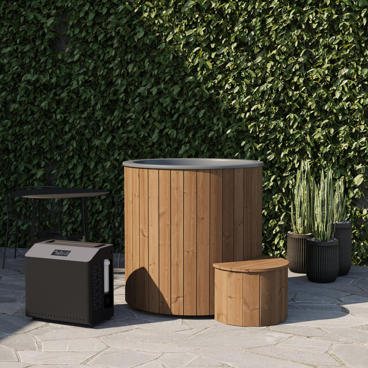 SaunaLife Model S1N Hot & Cold Plunge Tub - Elite Vitality