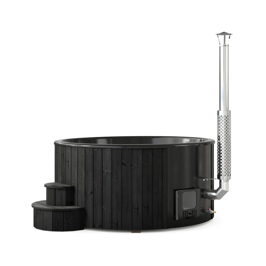 SaunaLife Model S6B Wood-Fired Hot Tub